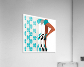 Pattern Design and Three Girls Acrylic Print