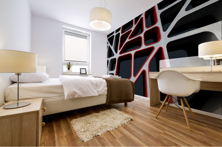 Geometric Windows Mural print