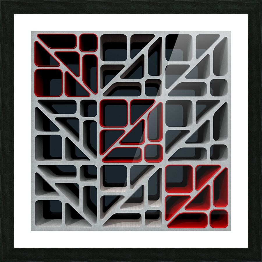 Modular Design Diagonal Picture Frame print