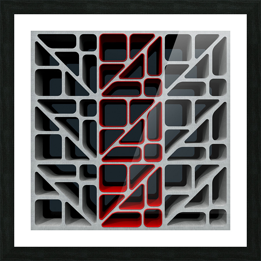 Modular Design Vertical Picture Frame print