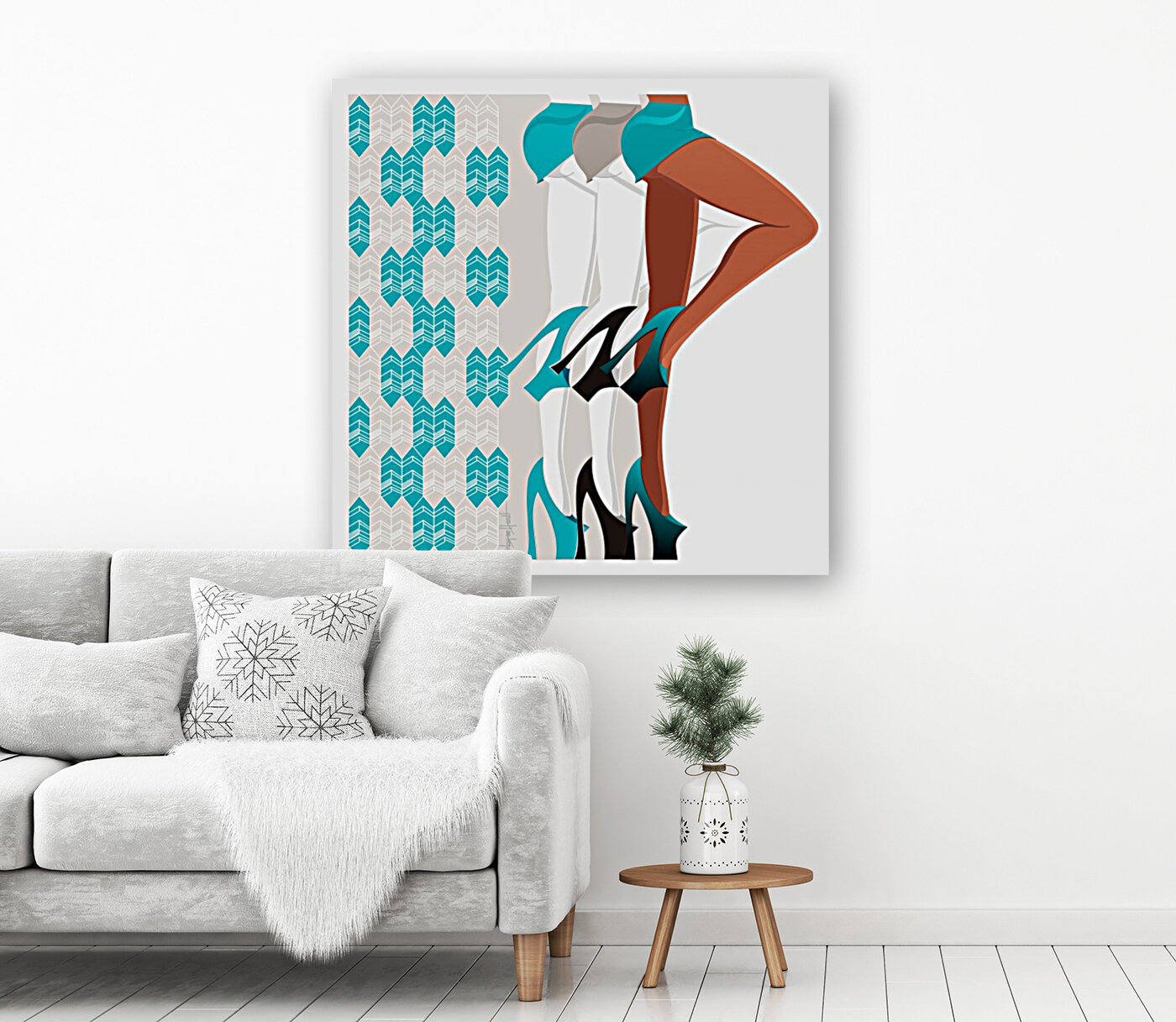 Pattern Design and Three Girls Reproduction