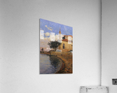 Mosque near sea Acrylic Print