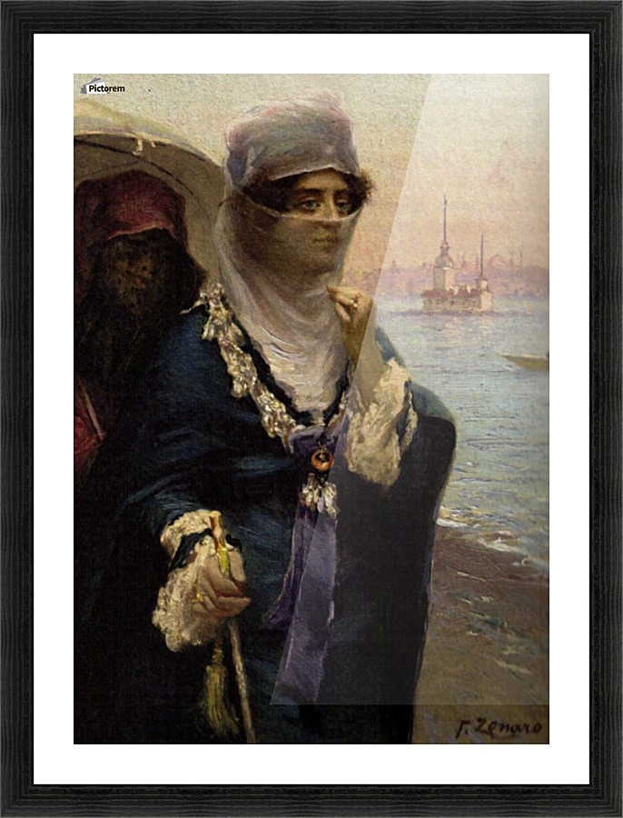 A Young Lady Picture Frame print