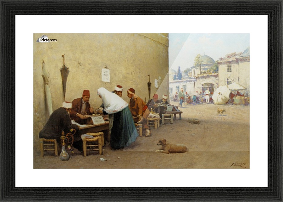 The Scriber Picture Frame print