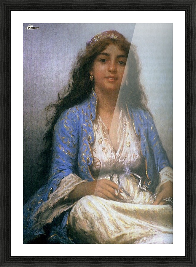 Young Lady Picture Frame print