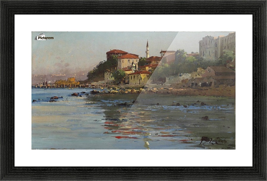 Landscape with sea Picture Frame print