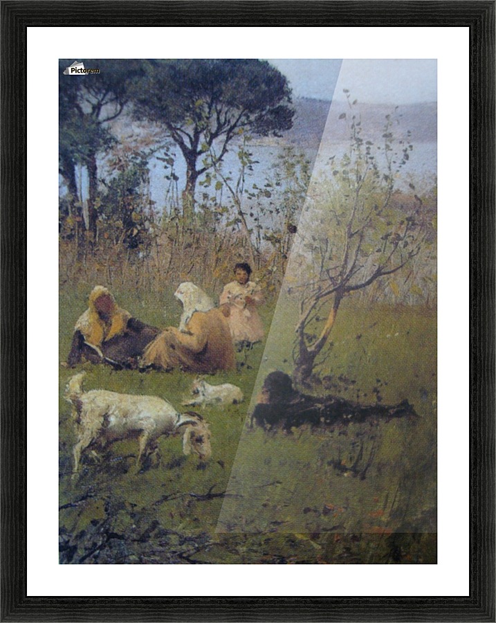 Picnic Picture Frame print