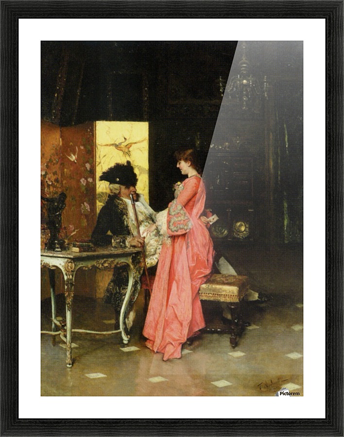 The secret letter Picture Frame print