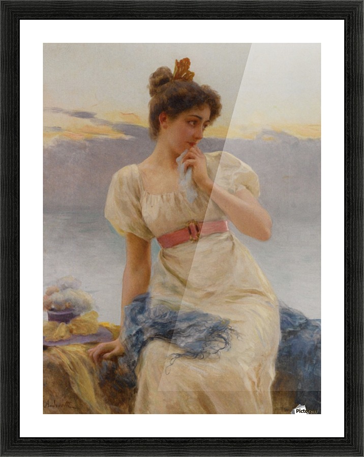 After reading the letter Picture Frame print
