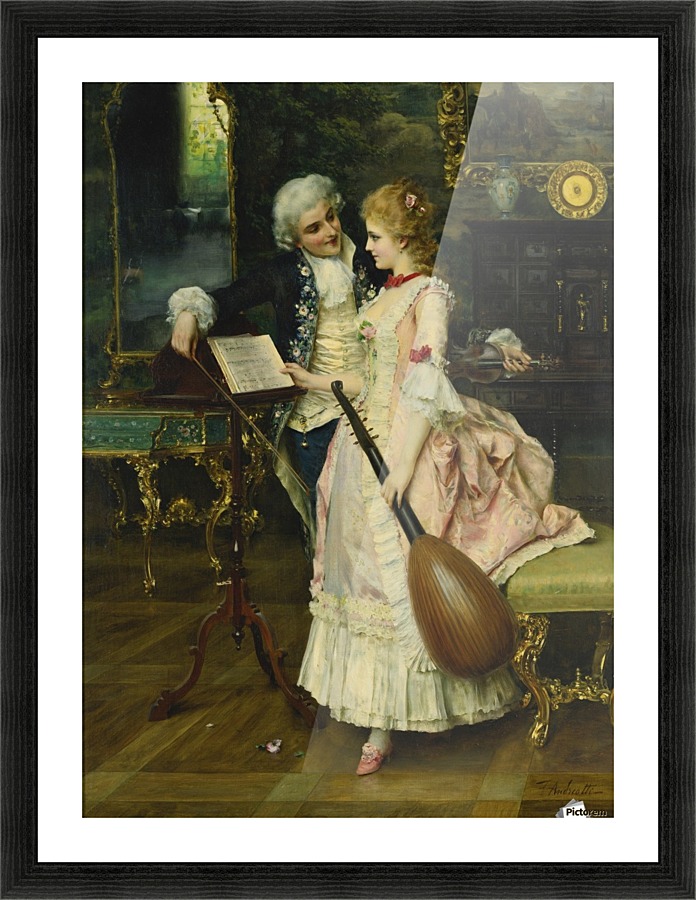 An interlude Picture Frame print