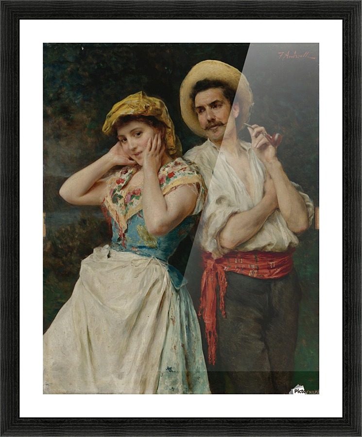 Flirt Picture Frame print