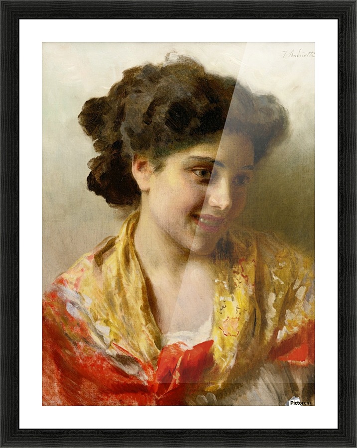 Gypsy beauty Picture Frame print