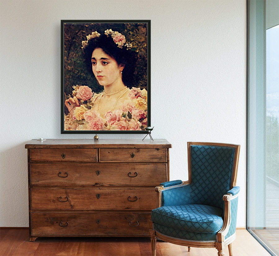 The Pink Rose Reproduction