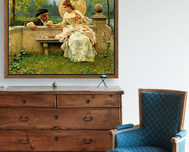 A Tender Moment In The Garden by Federico Andreotti