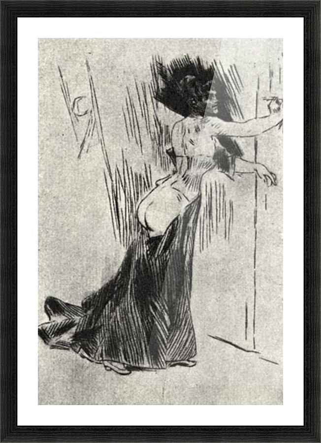 The bolt Picture Frame print