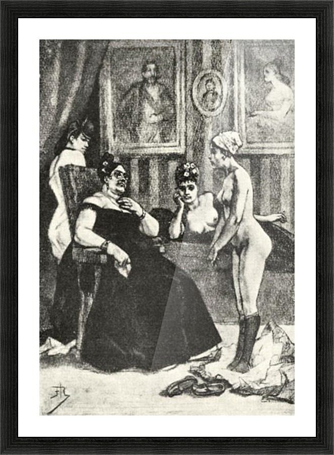 The examination Picture Frame print
