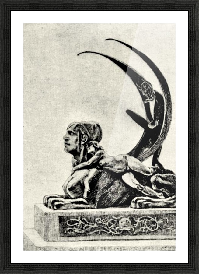 The Sphinx Picture Frame print