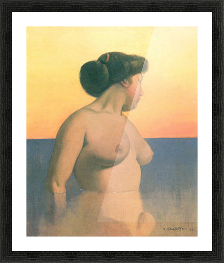 Bathing 2 Picture Frame print