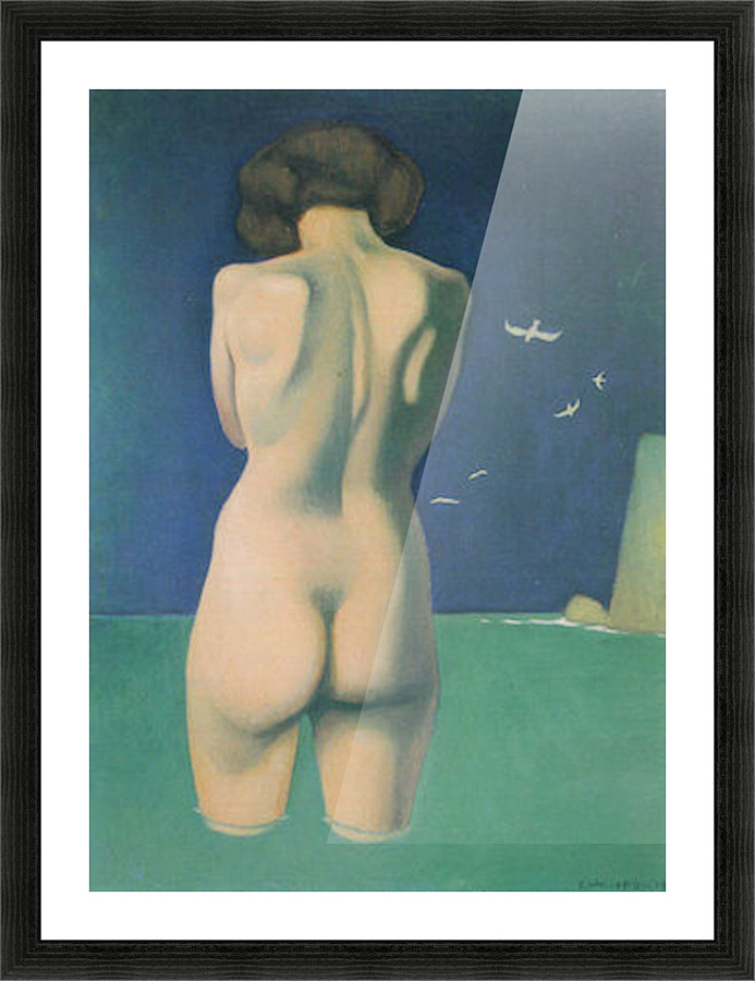 In the water Picture Frame print