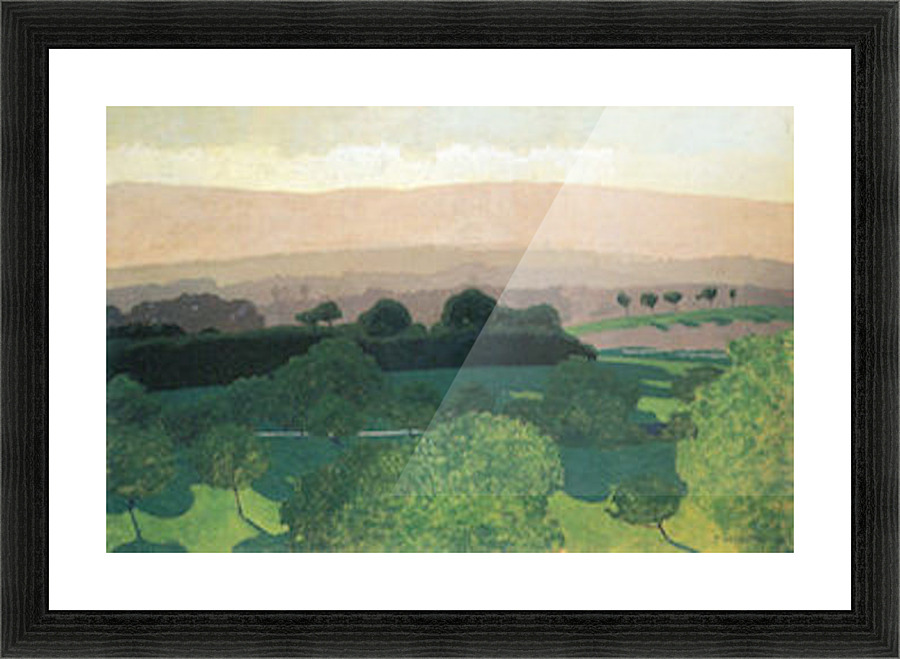 Landscape in Romanel Picture Frame print