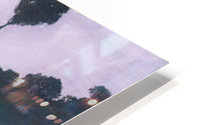 Landscape in Regen HD Metal print