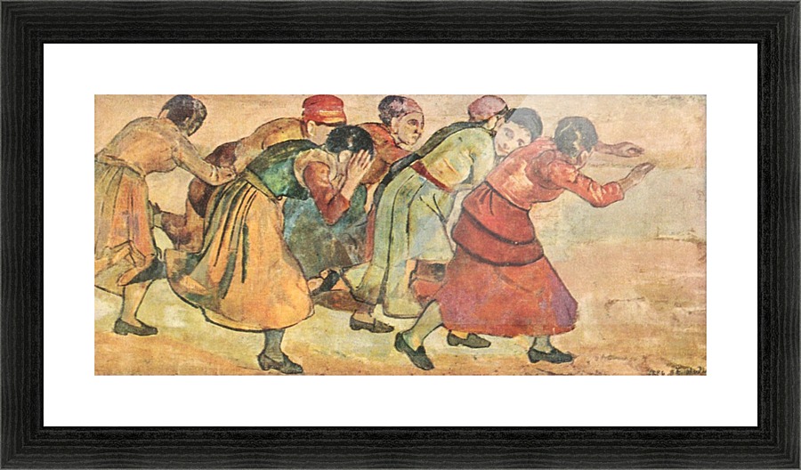 Running Women Picture Frame print