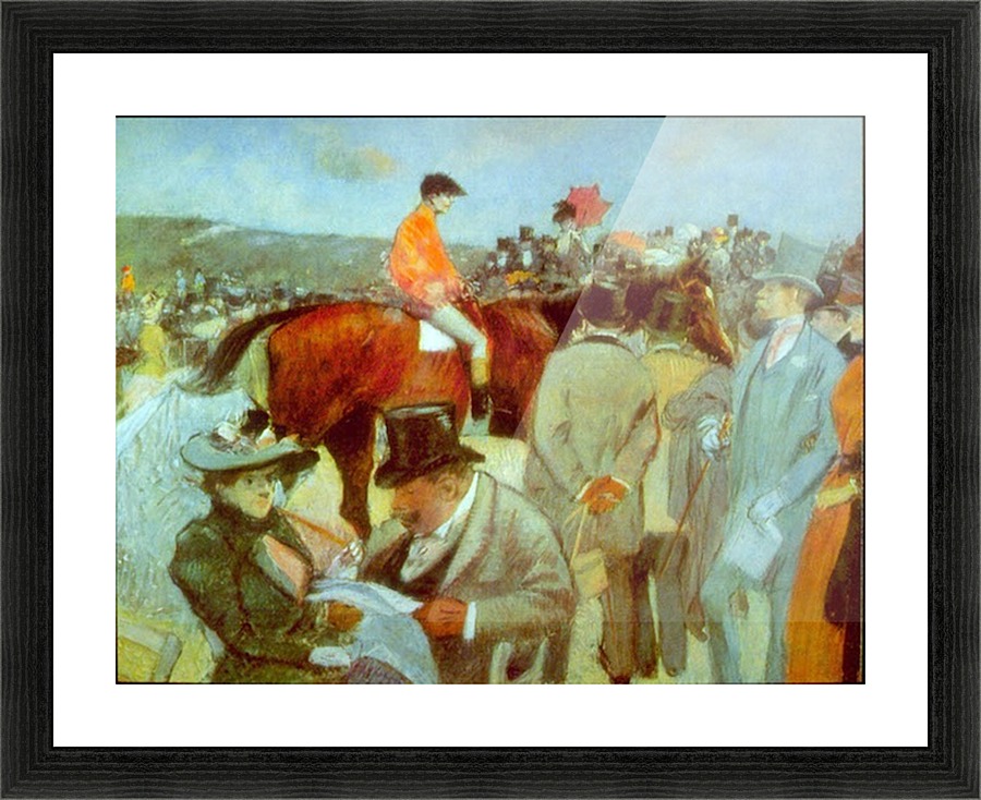At the Races Picture Frame print