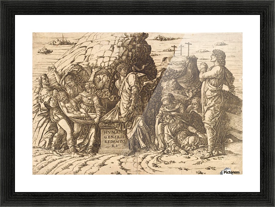 Entombment Picture Frame print