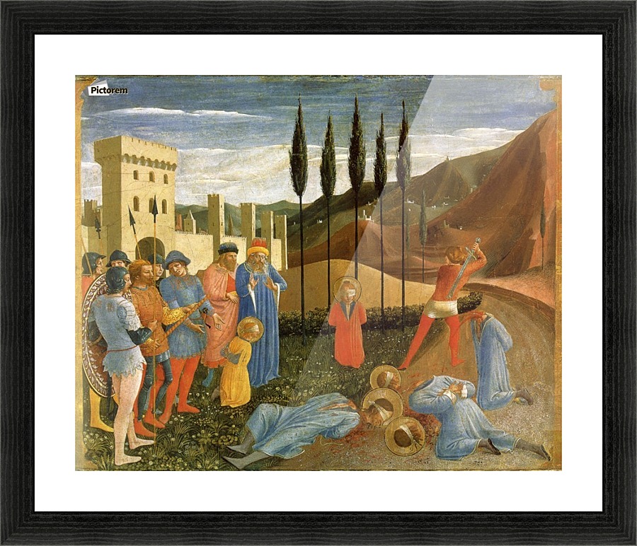 Public execution Picture Frame print