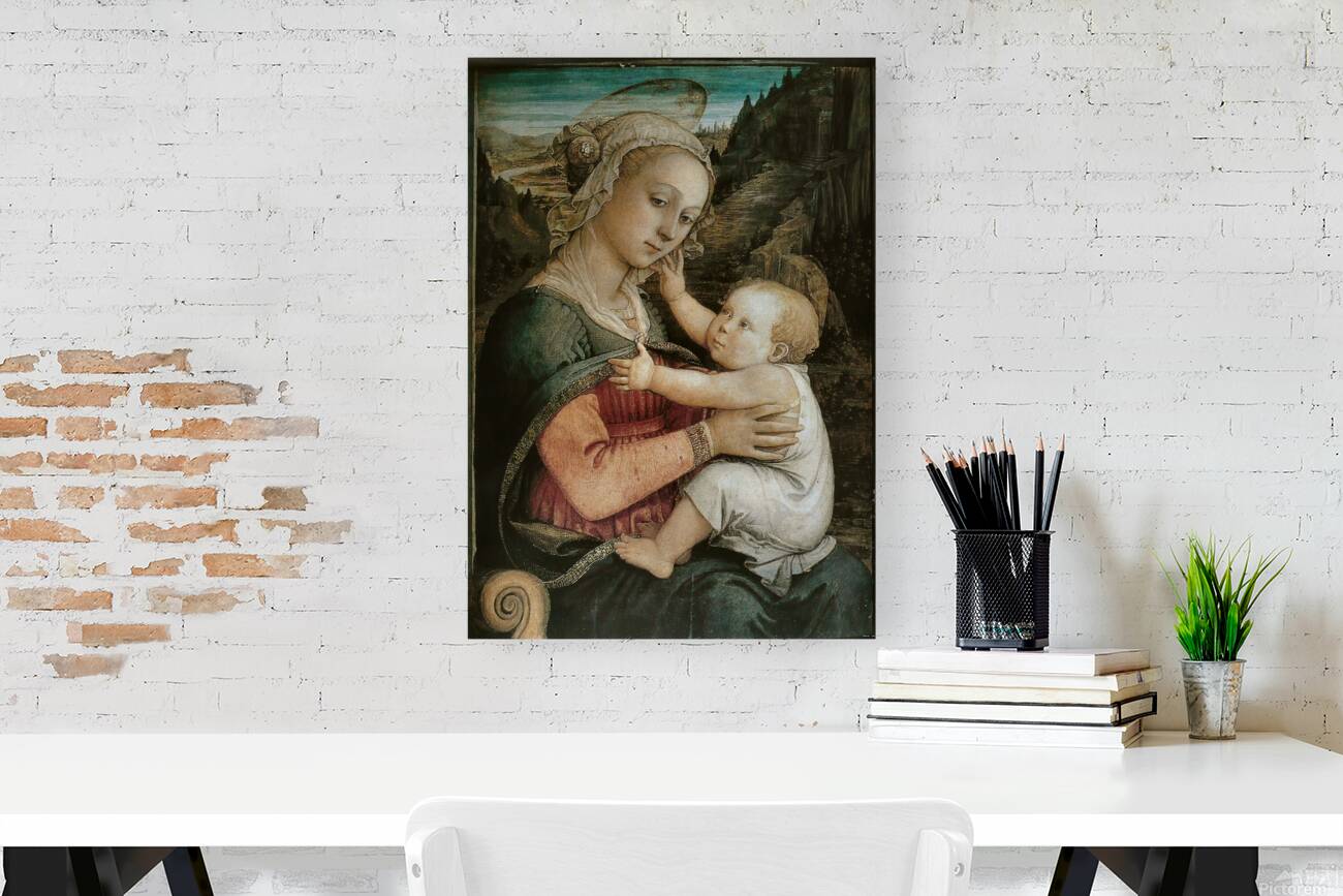 Vierge l'enfant Reproduction