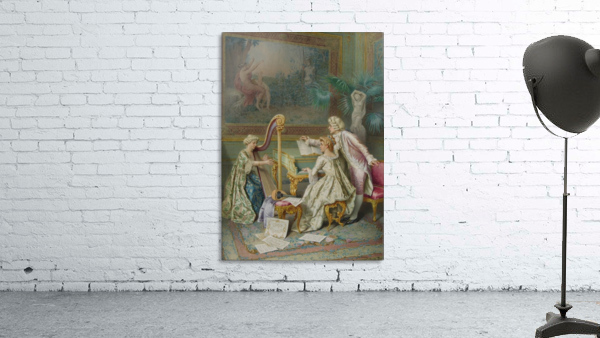 Rococo scene Wall Preview