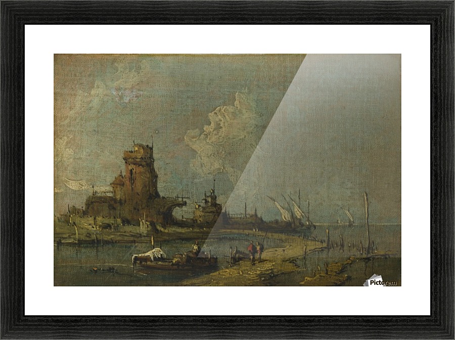 Caprice View with Ruins Picture Frame print