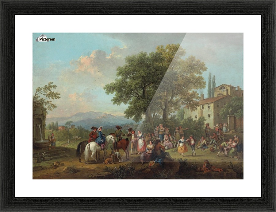 The country wedding Picture Frame print