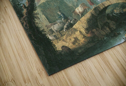 Landschaft mit Brucke Francesco Zuccarelli puzzle