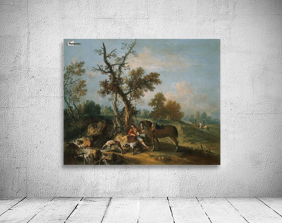 Landscape with a Resting Hunter Wall Preview