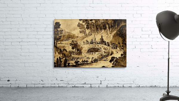Paesaggio with figures Wall Preview