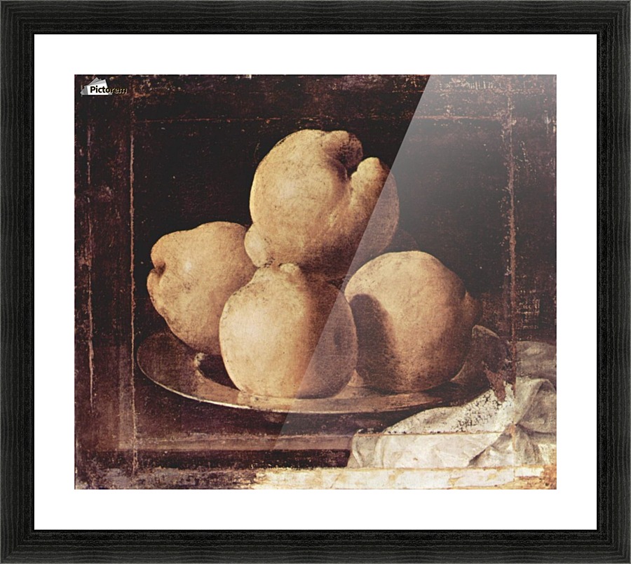 Plate with fruits Picture Frame print