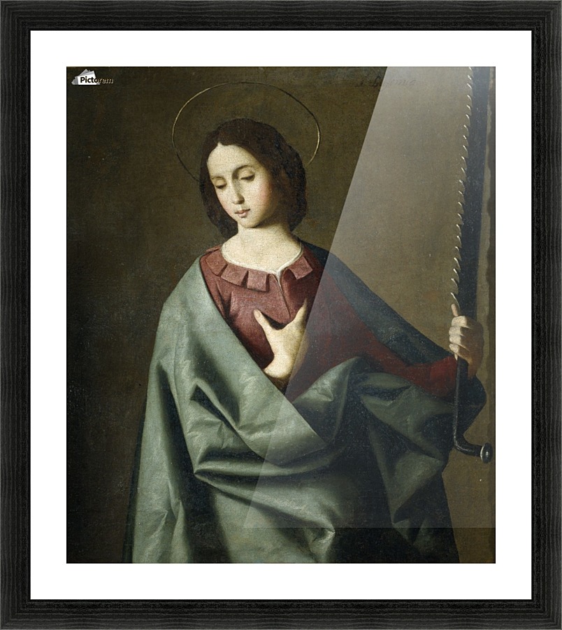Lienzo de la Santa Picture Frame print