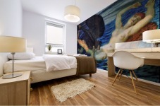Wind and Wave Mural print