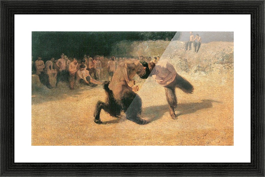 Fighting Faune 1 Picture Frame print