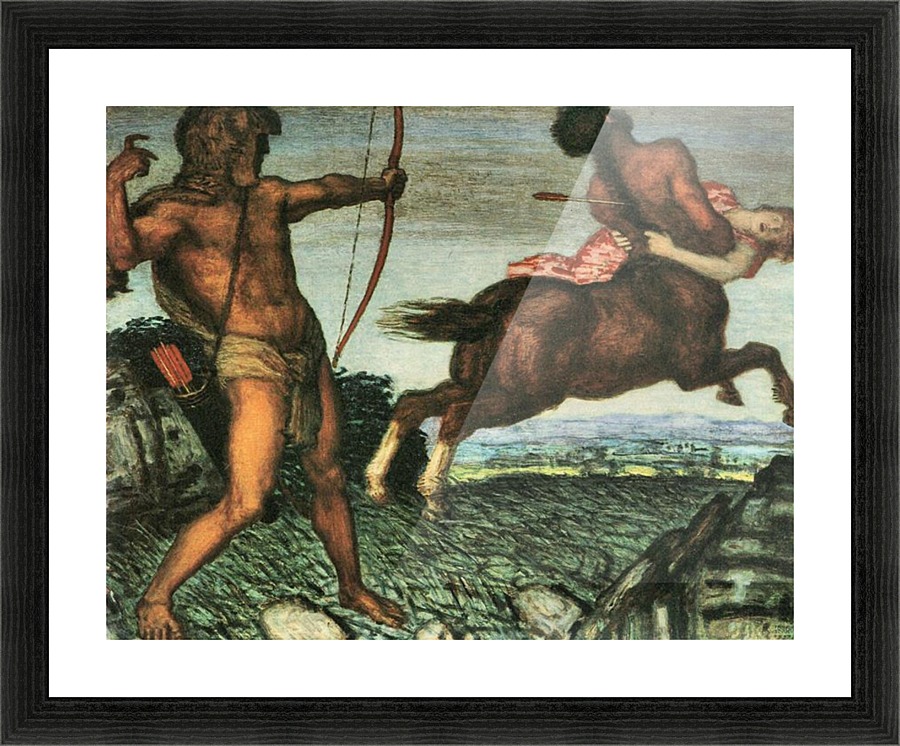 Hercules and Nessus Picture Frame print