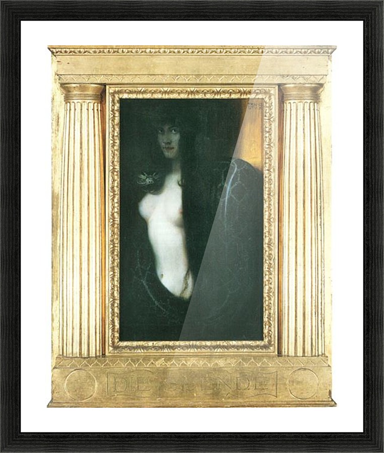 The sin Picture Frame print