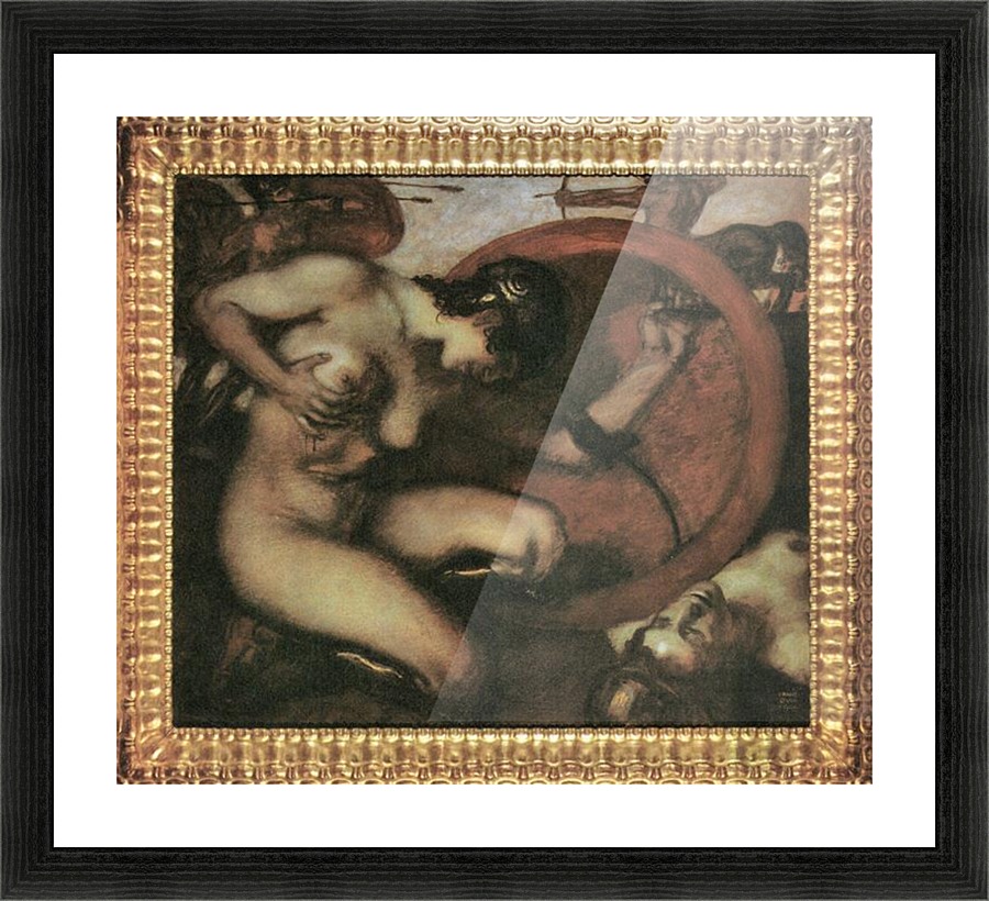 Wounded Amazion 1 Picture Frame print