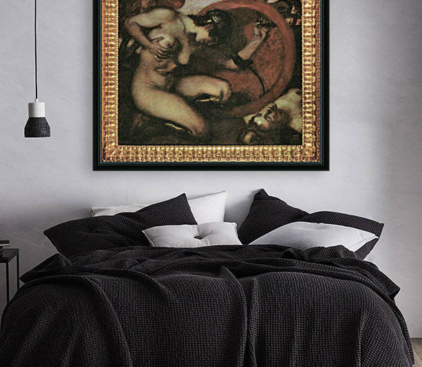 Wounded Amazion 1 by Franz von Stuck