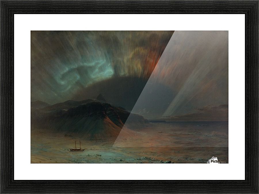 Aurora Borealis Picture Frame print