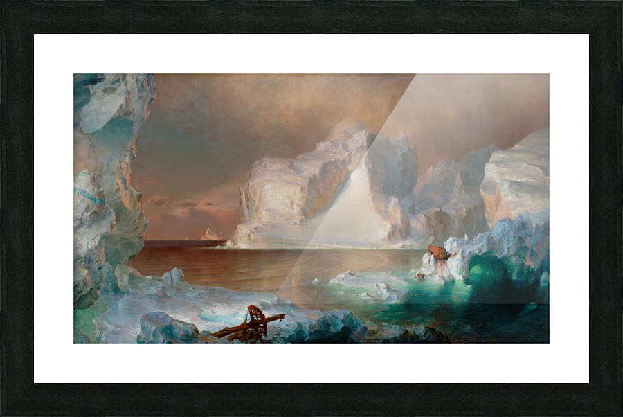 The Icebergs Picture Frame print