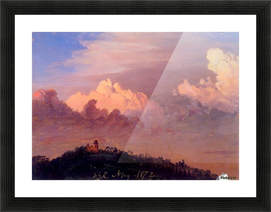 Clouds over Olana Picture Frame print