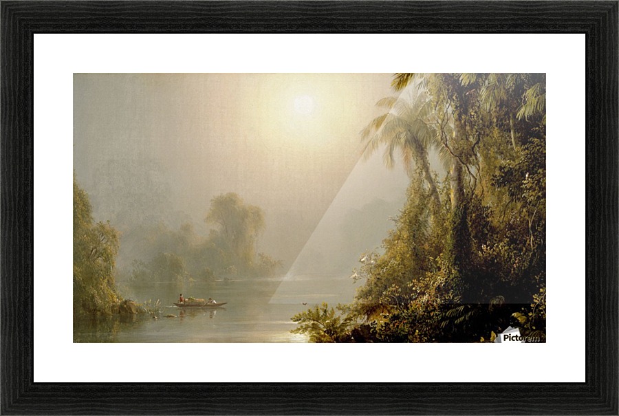 Hudson river Picture Frame print