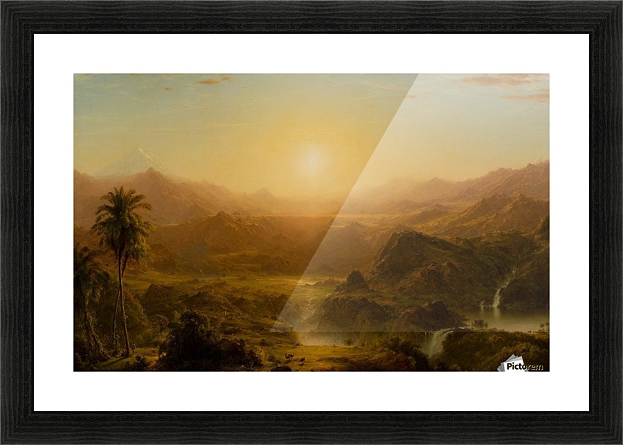 The Andes Picture Frame print