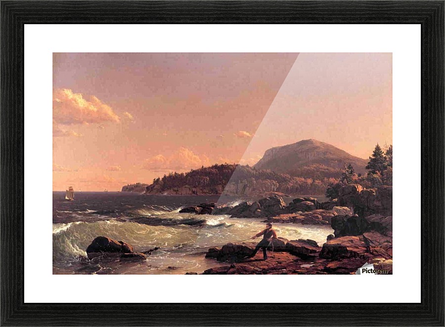 Mountain Mount Desert Picture Frame print